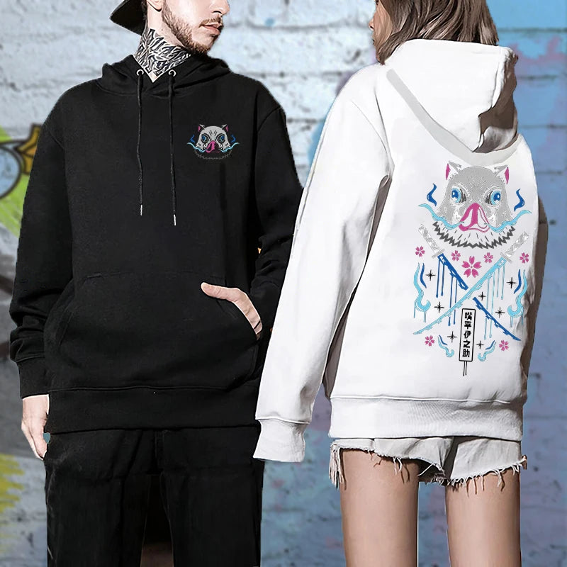 Inosuke Anime Pullover Hoodie