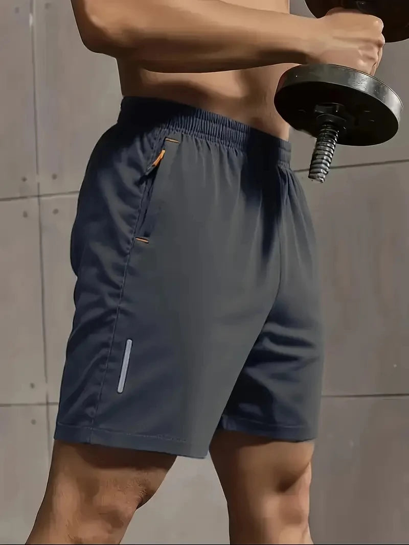 Elastic Waist Sport Shorts