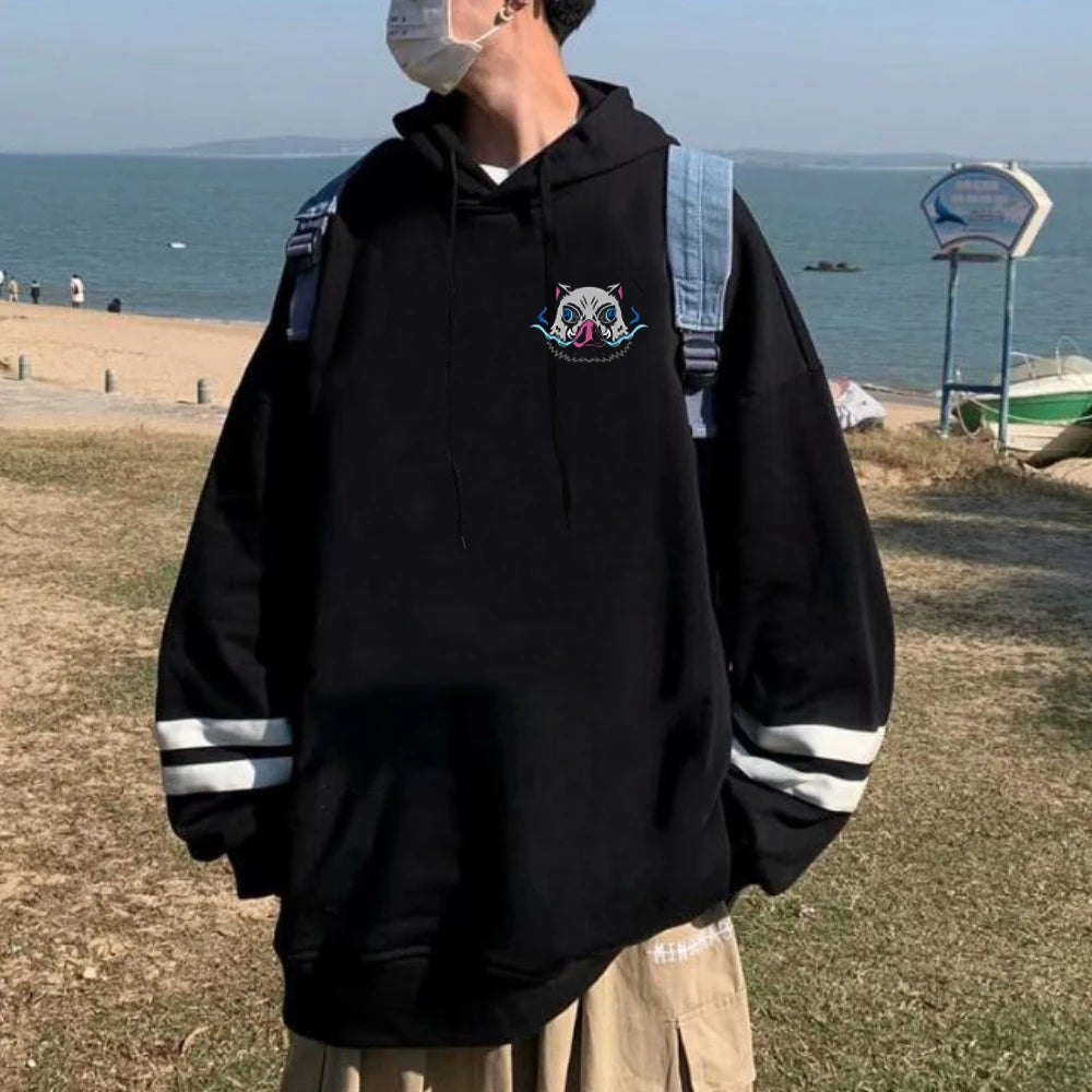 Inosuke Anime Pullover Hoodie