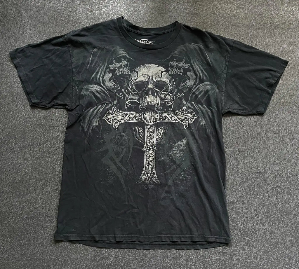 Skeleton Y2K Graphic Tee