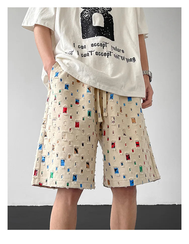 Ripped Casual Shorts