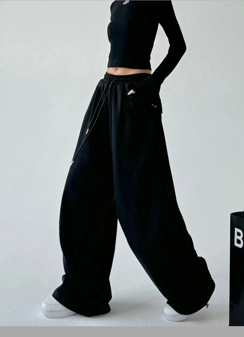 Women's High-Waist Wide Leg Sweatpants