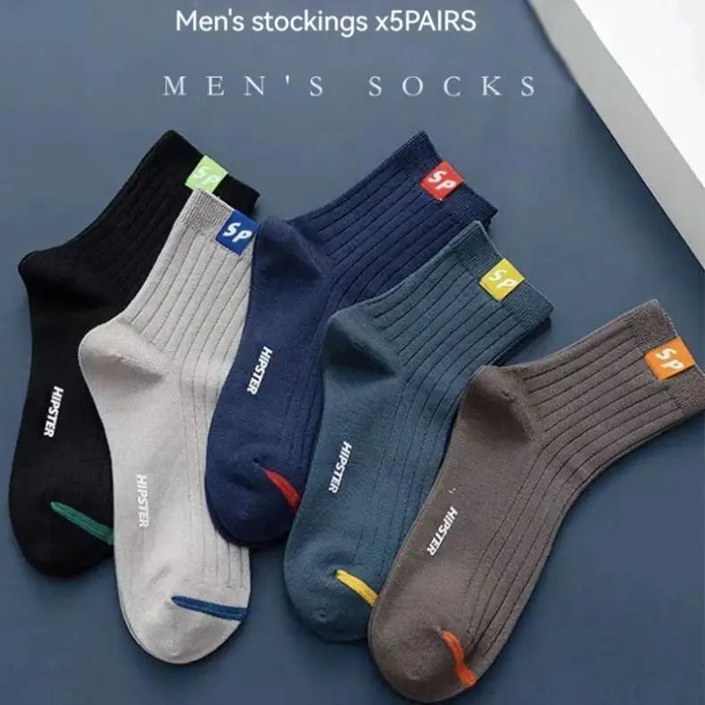 Men's Mid-Calf Sport Socks 5-Pack
