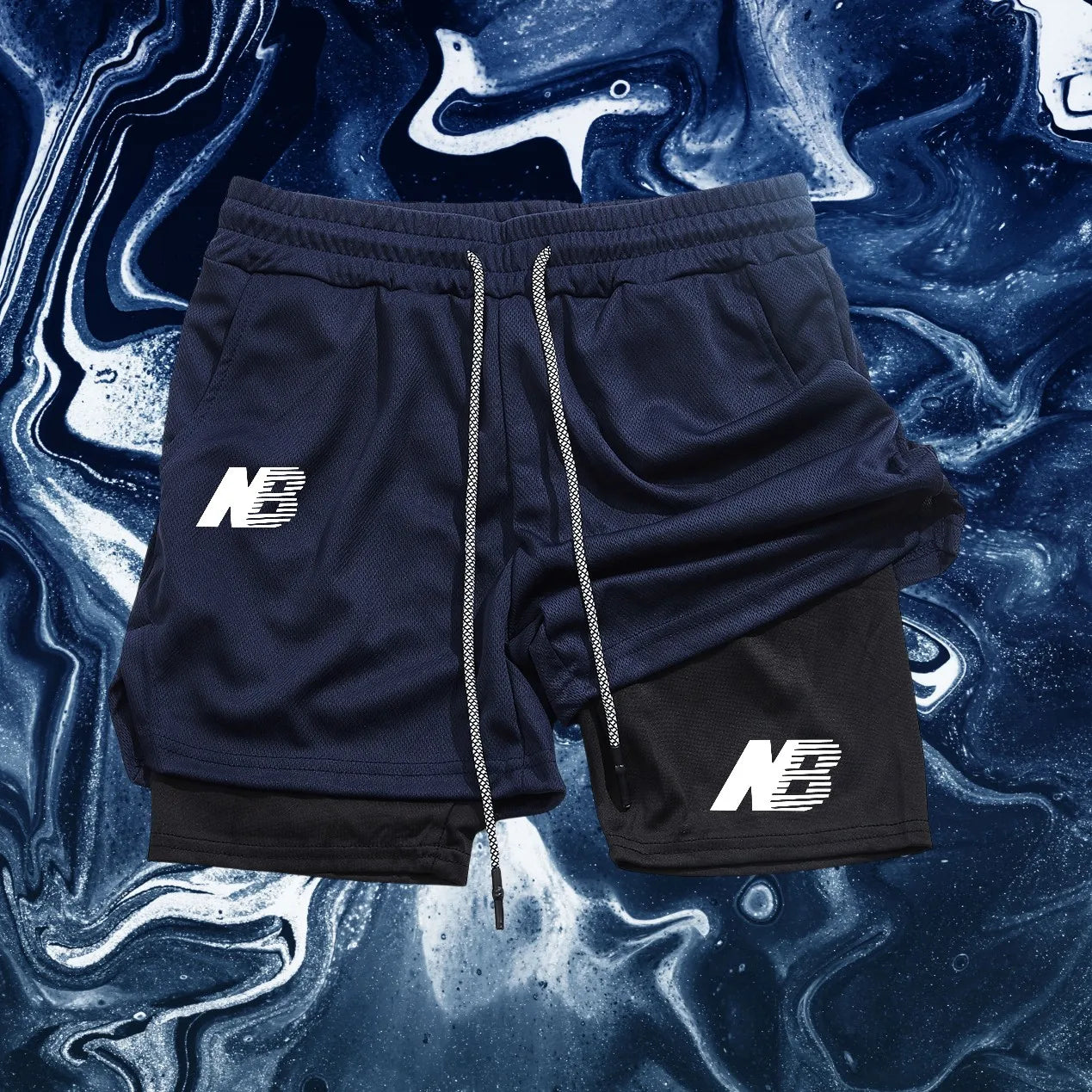 Double-Layer Sport Shorts