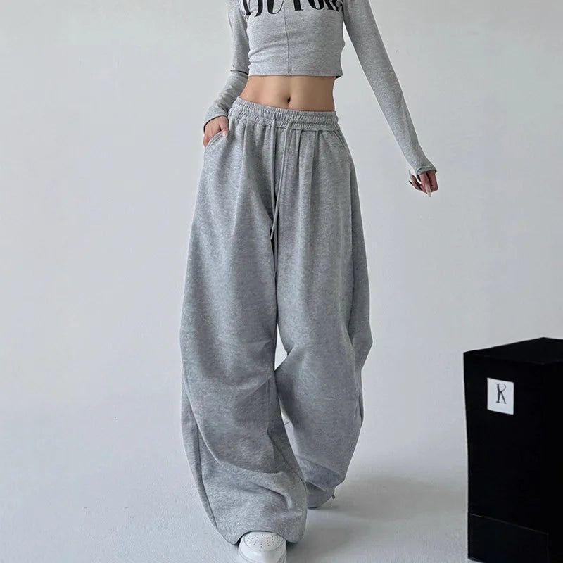 Women's High-Waist Wide Leg Sweatpants