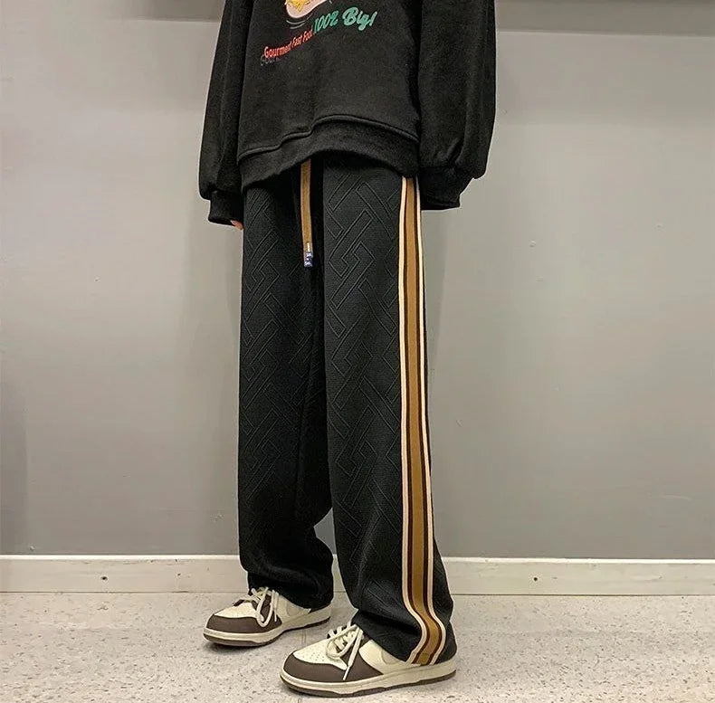 Striped Wide Leg Sweatpants