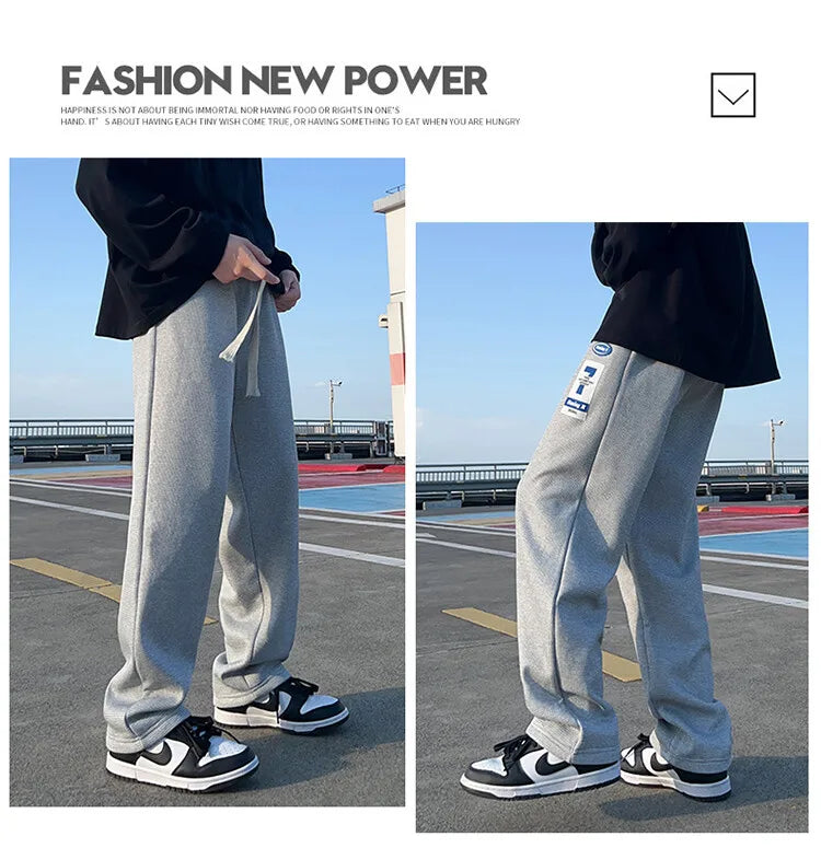 Waffle Wide Leg Sweatpants