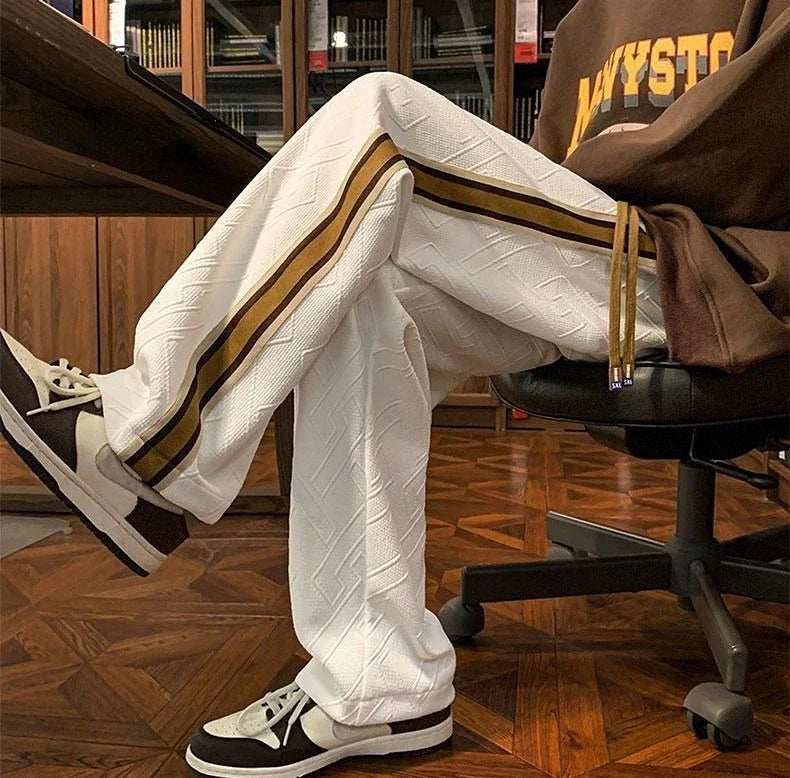 Striped Wide Leg Sweatpants