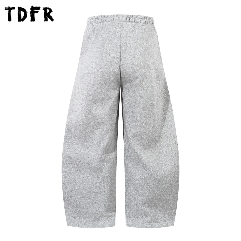 Pleated Wide Leg Sweatpants