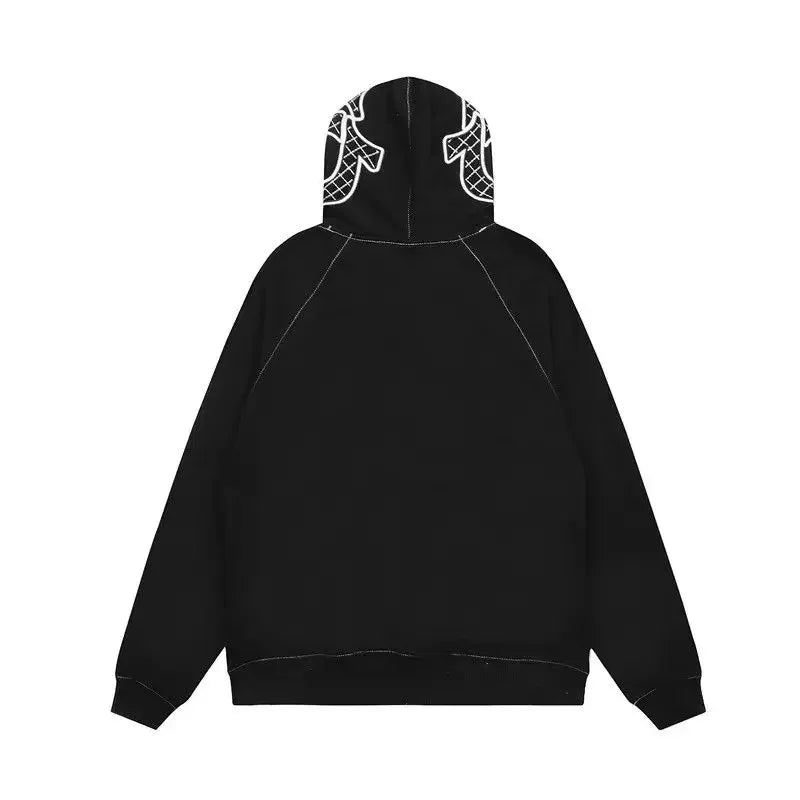 Embroidered Oversized Hoodie