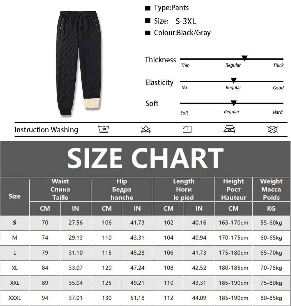 Fleece Thermal Sweatpants