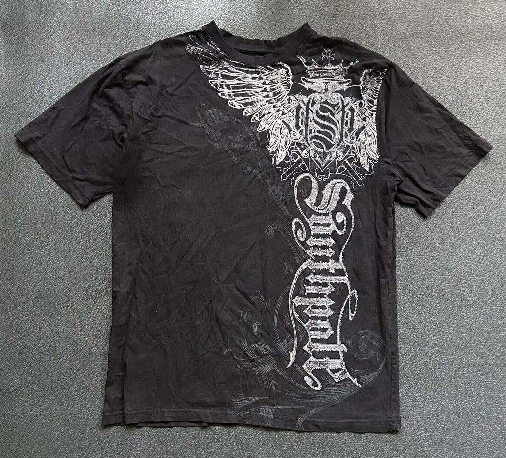 Skeleton Y2K Graphic Tee