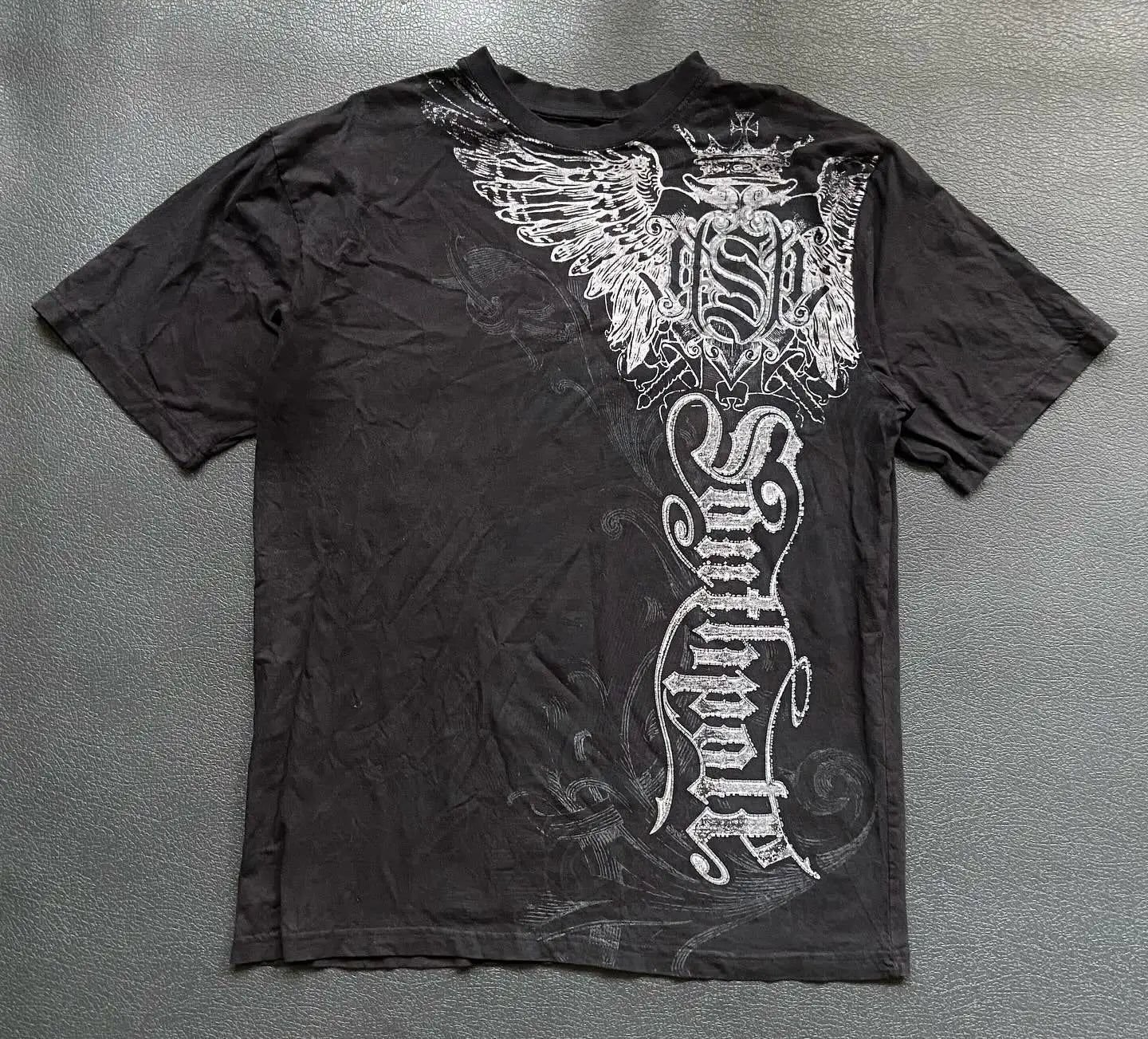 Skeleton Y2K Graphic Tee