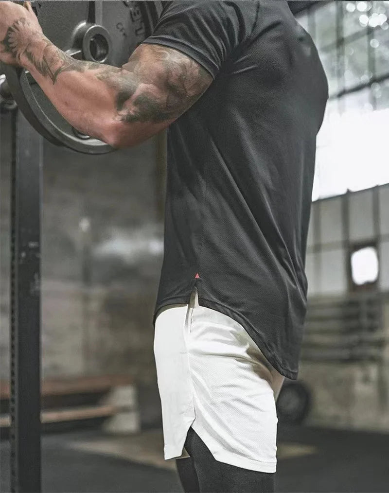 Double-Layer Sport Shorts
