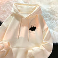 HK Style Print Hoodie Coat