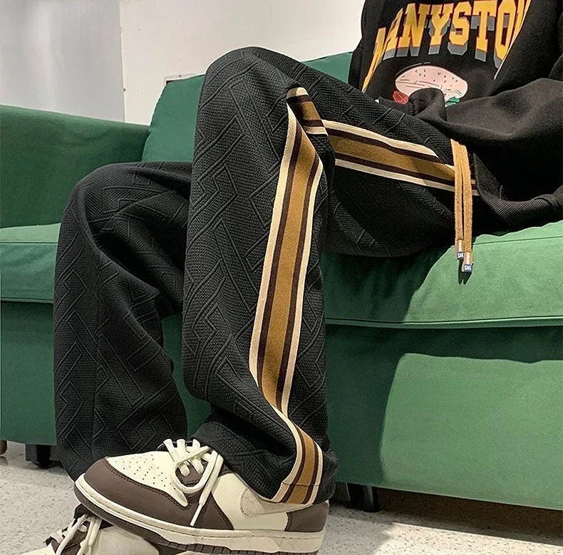 Striped Wide Leg Sweatpants