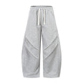 Pleated Wide Leg Sweatpants