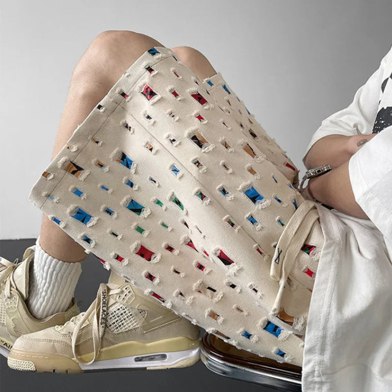 Ripped Casual Shorts