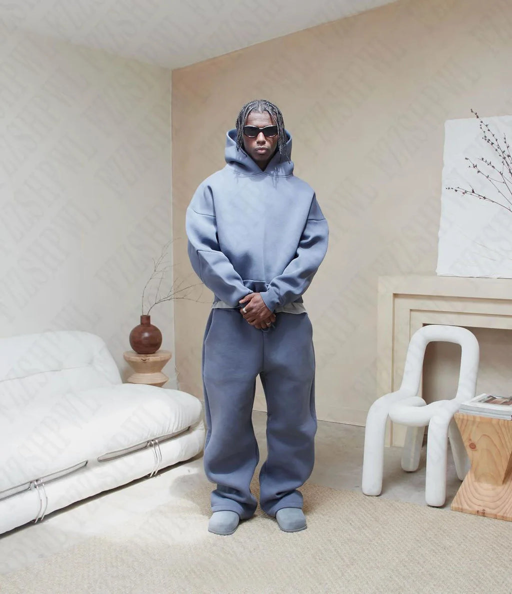 Hooded Sweatshirt & Pants Set