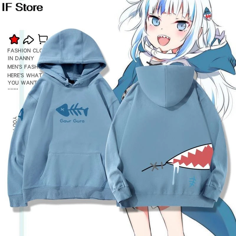 Gawr Gura Cosplay Hoodie