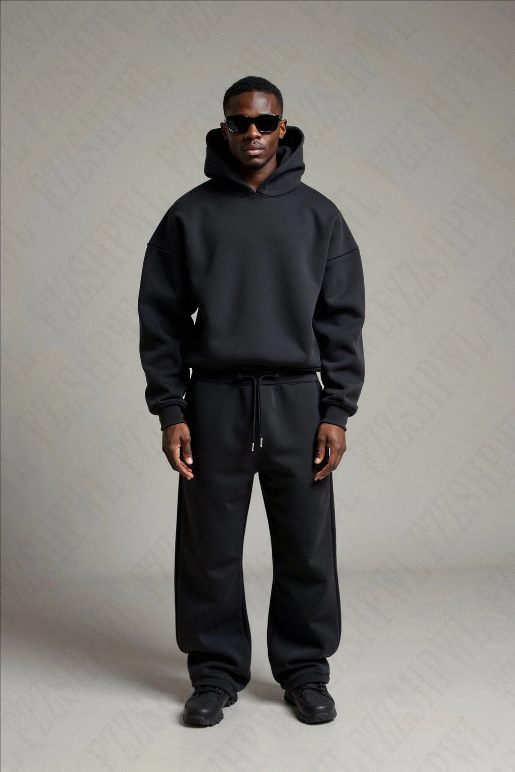 Hooded Sweatshirt & Pants Set