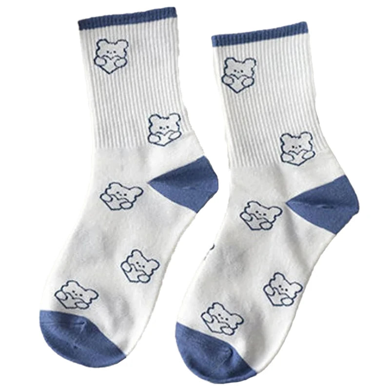 Women's Striped High-Top Socks