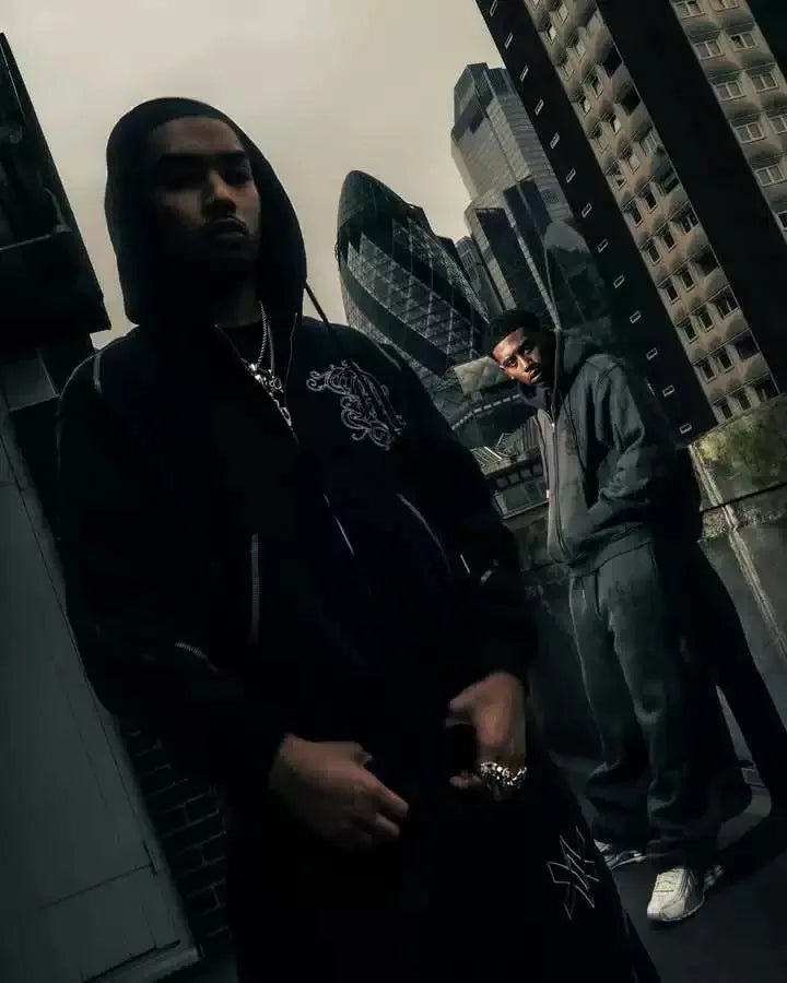 Y2K Zip Hoodie & Sweatpants Set