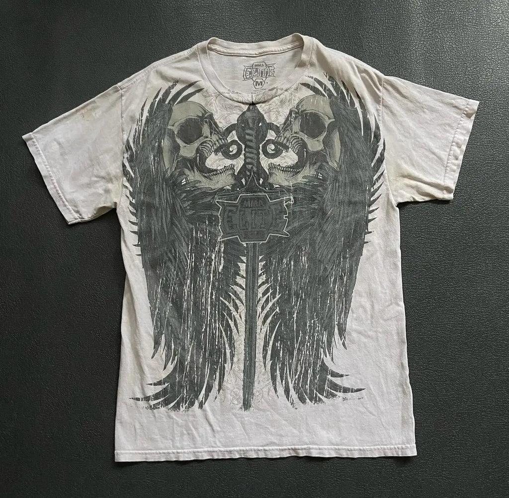 Skeleton Y2K Graphic Tee