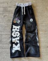 Y2K Camo Embroidered Sweatpants