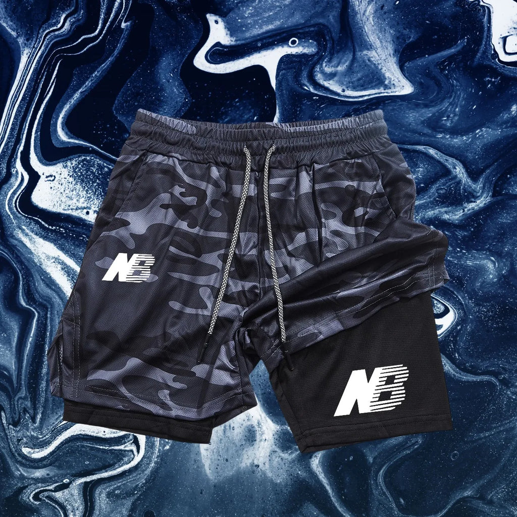 Double-Layer Sport Shorts
