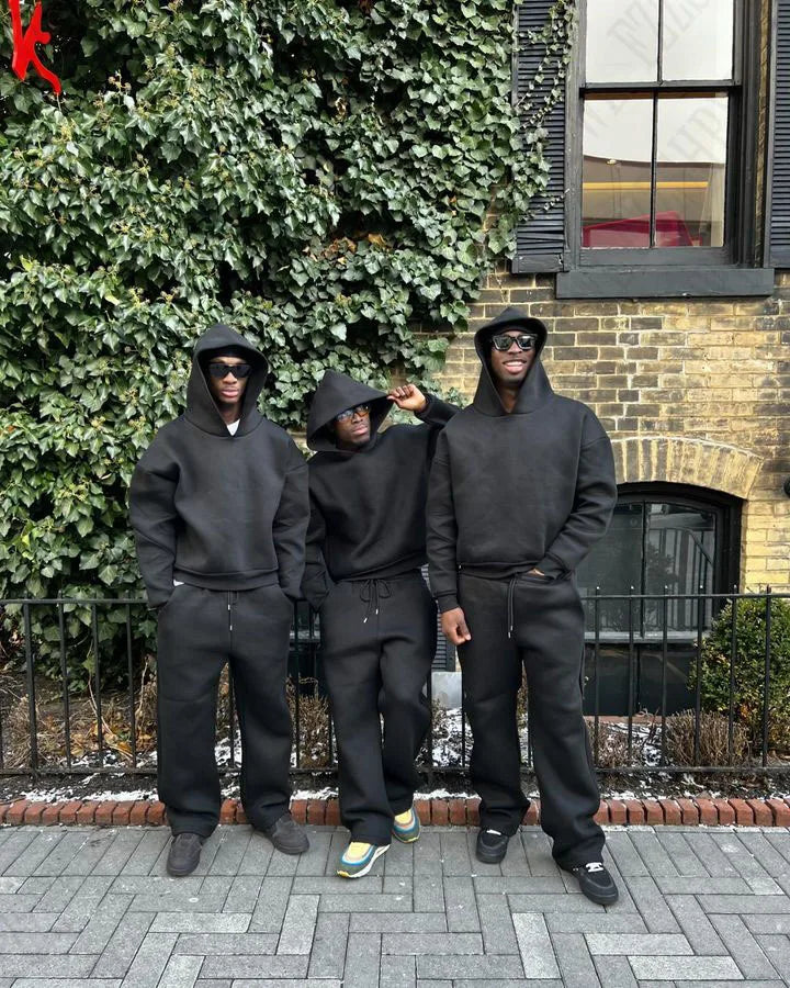 Hooded Sweatshirt & Pants Set
