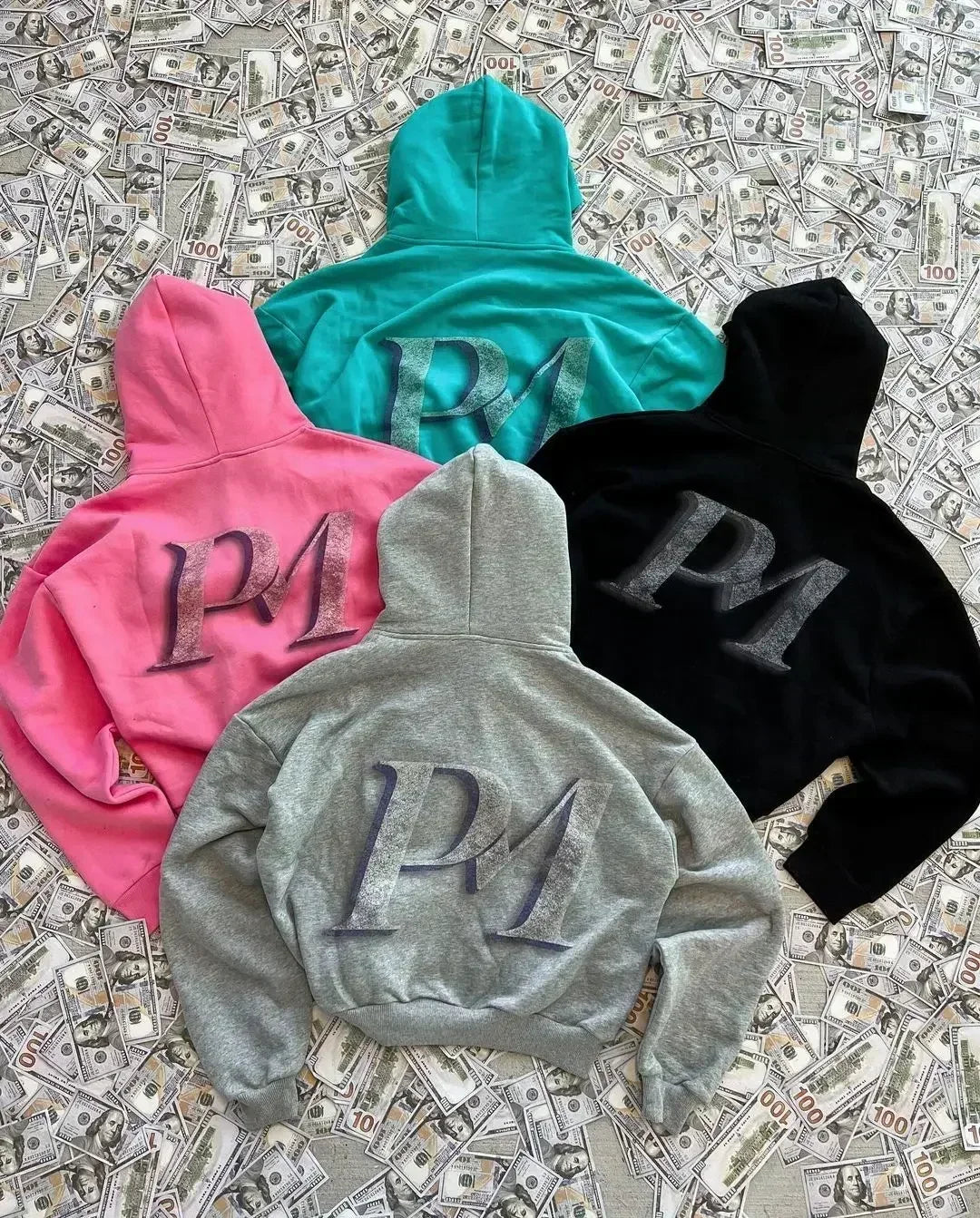 Y2K Retro Print Zip Hoodie