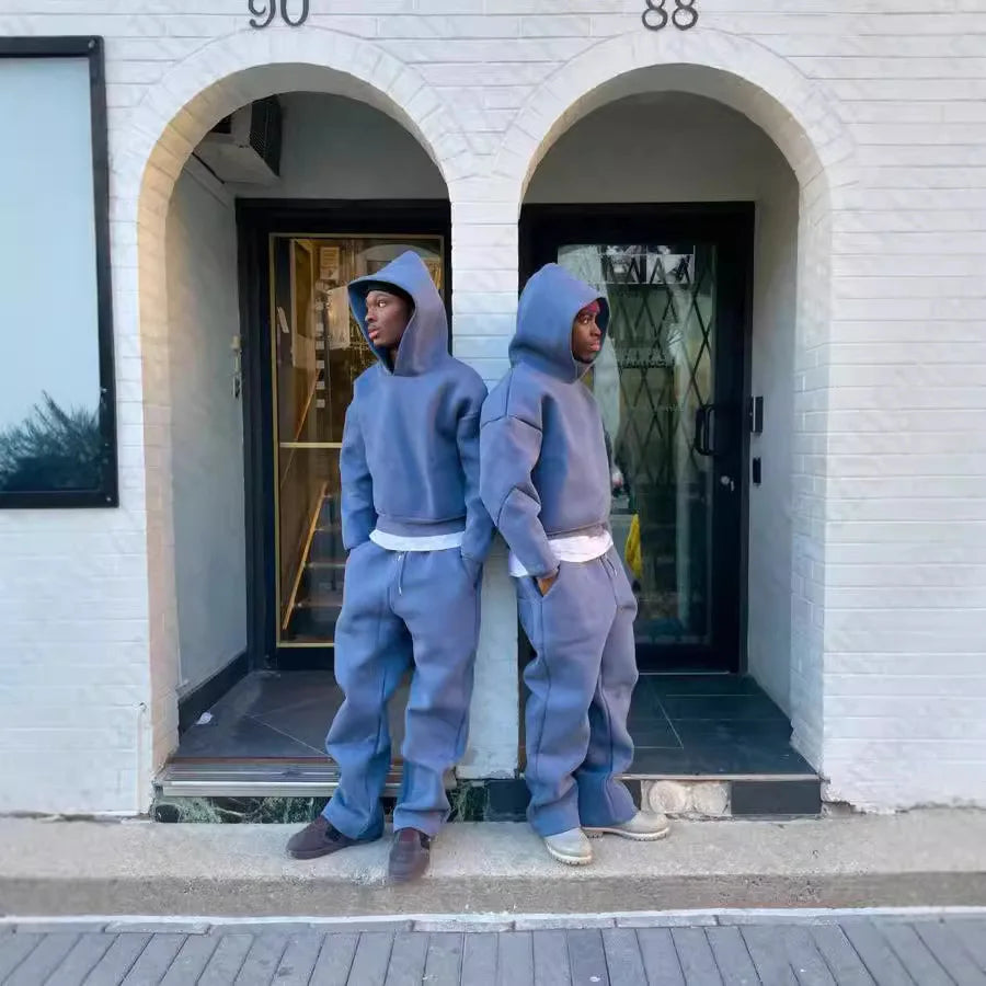 Hooded Sweatshirt & Pants Set