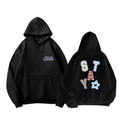 STAY Letter Print Zip Hoodie