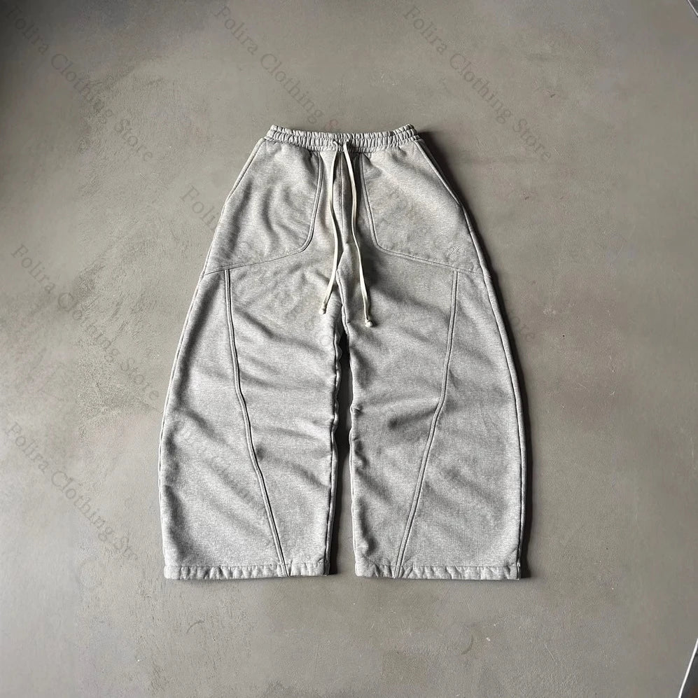 Hip Hop Wide Leg Sweatpants