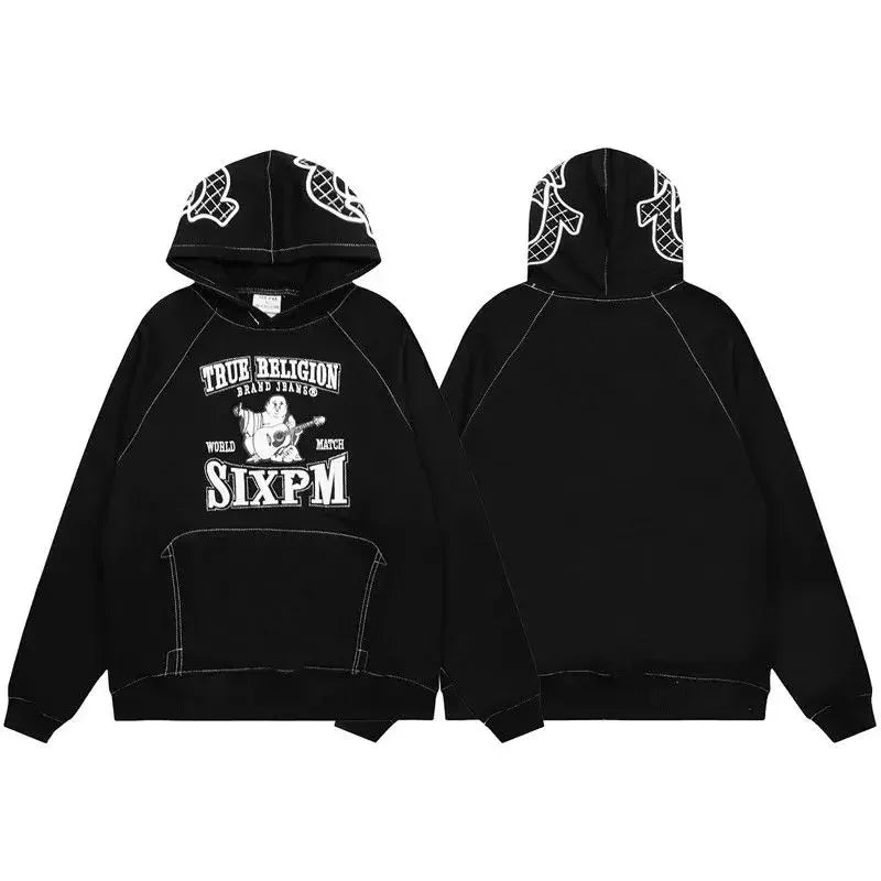 Embroidered Oversized Hoodie