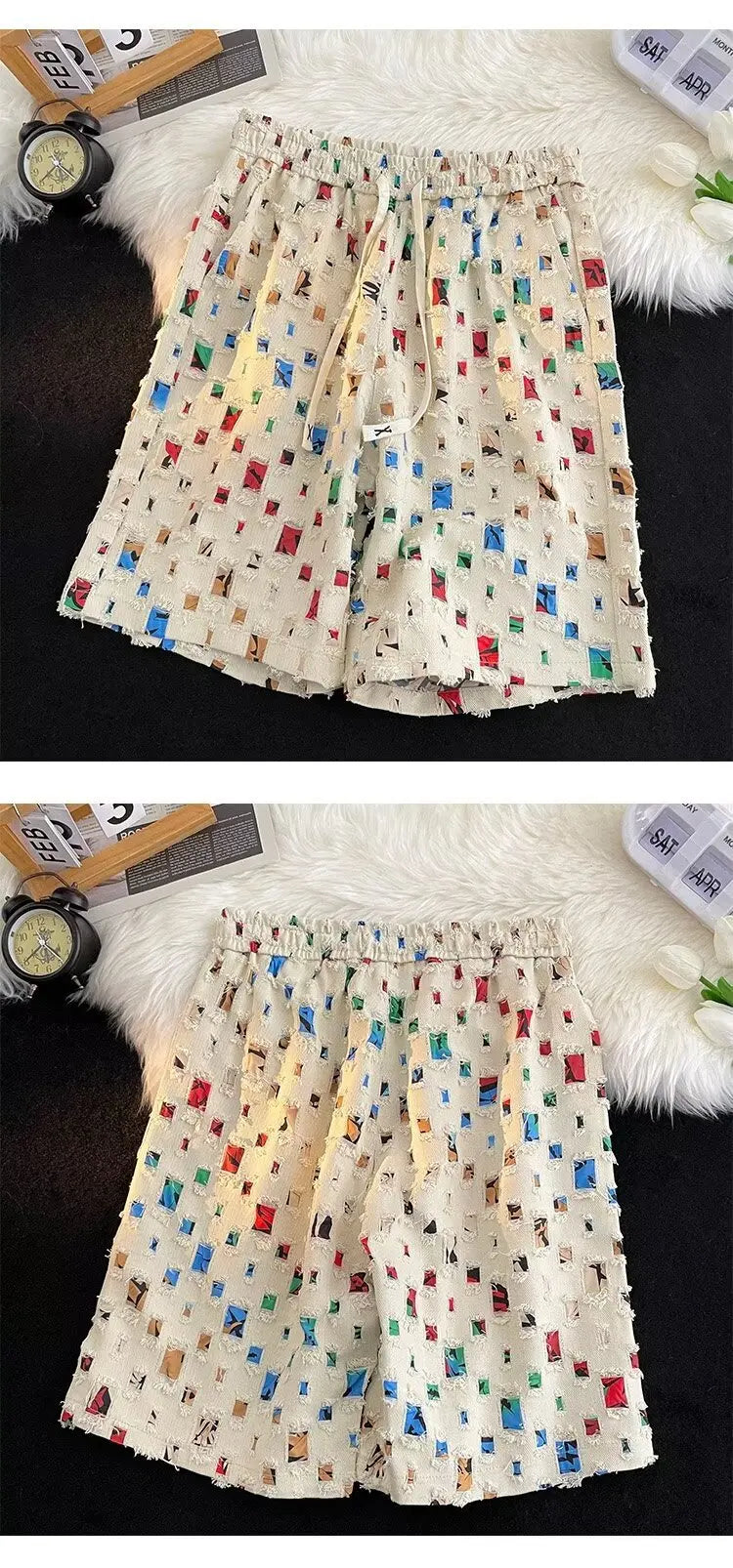 Ripped Casual Shorts
