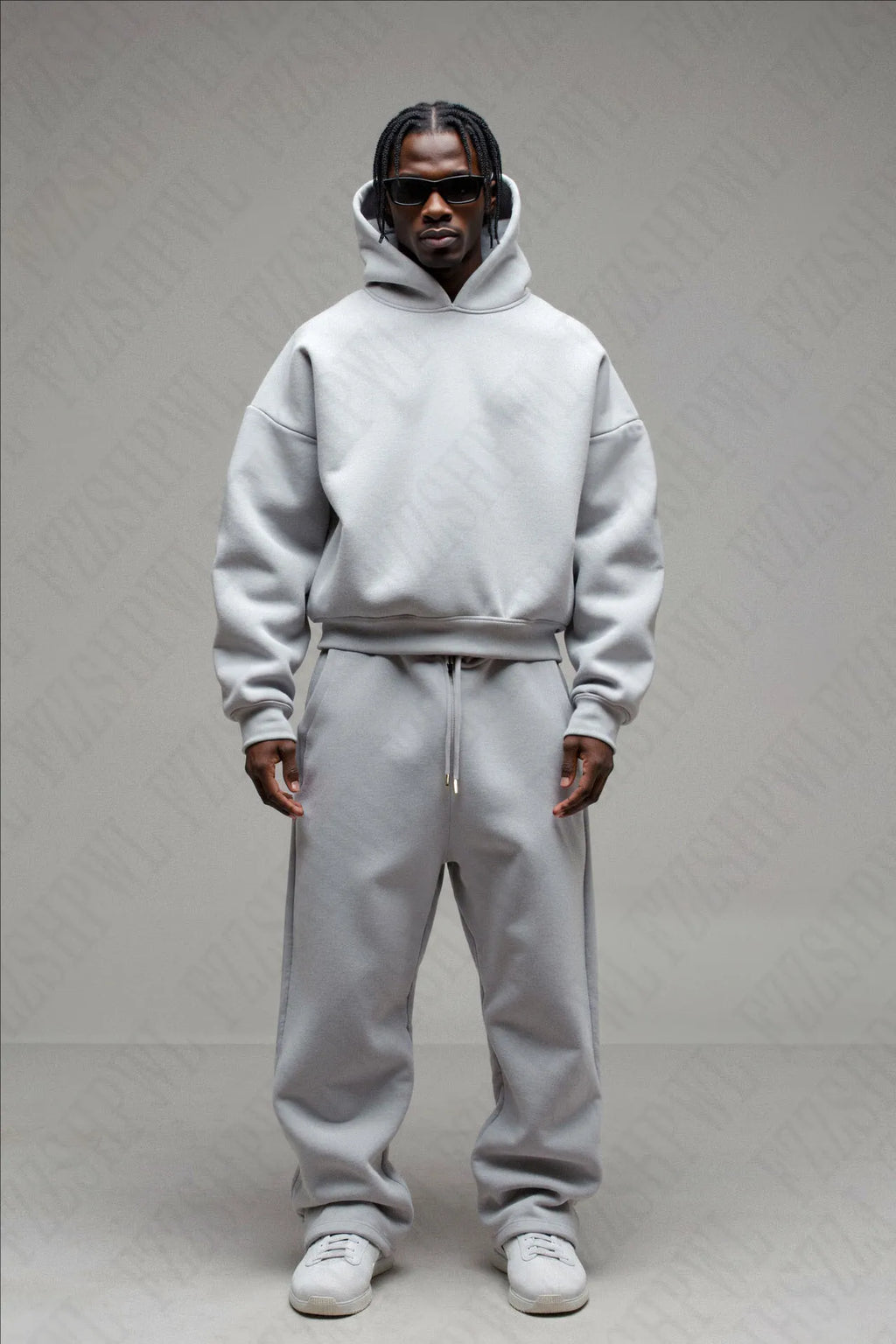 Hooded Sweatshirt & Pants Set