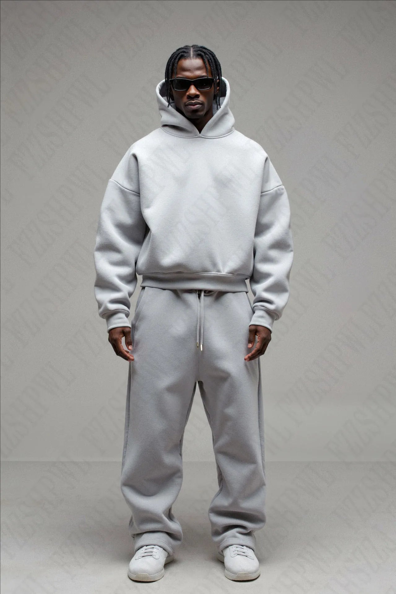 Hooded Sweatshirt & Pants Set
