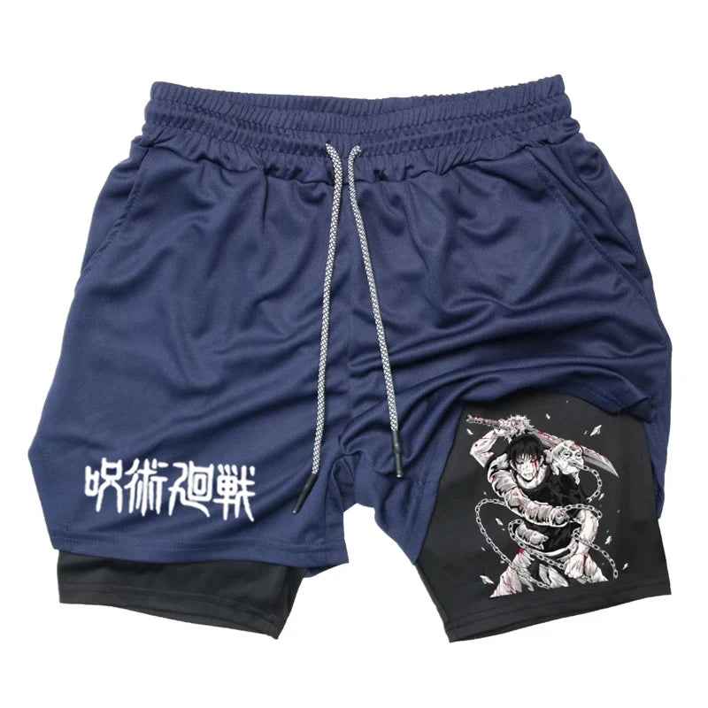Toji Anime 2-in-1 Shorts