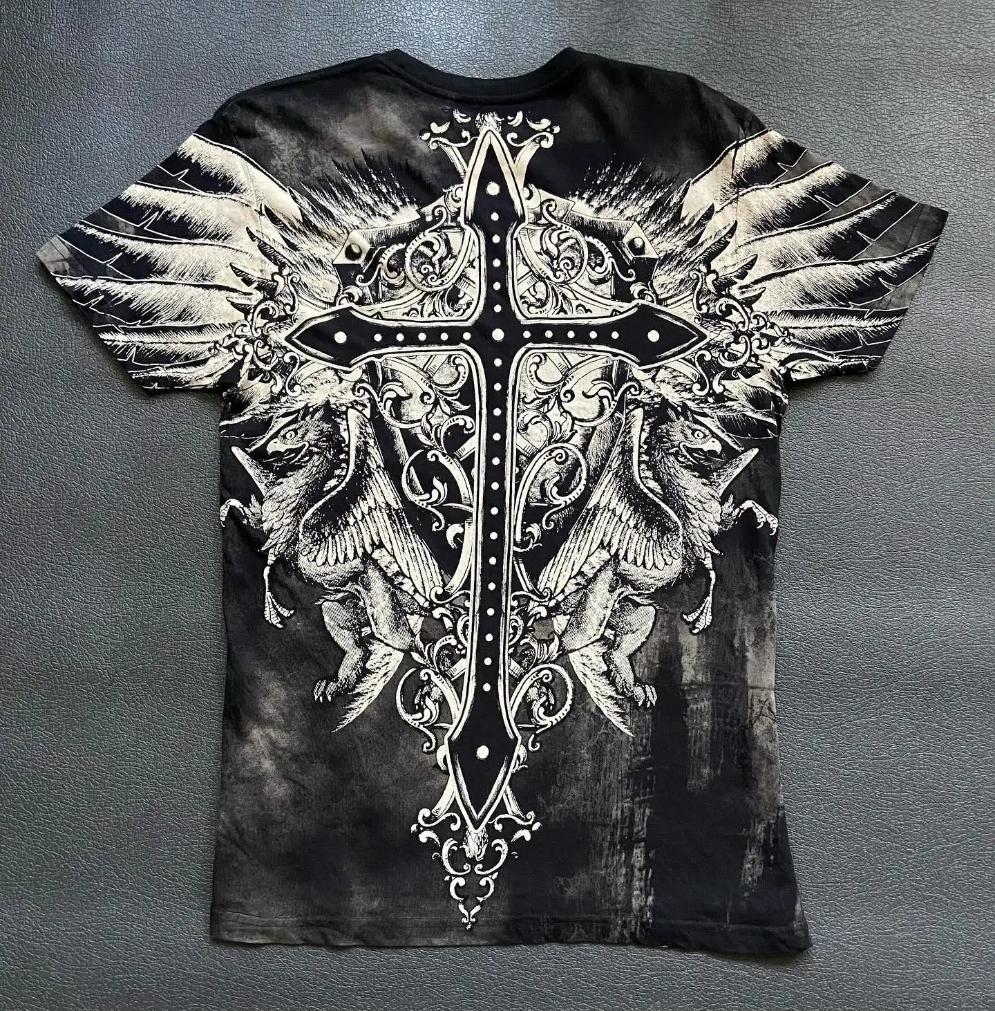 Skeleton Y2K Graphic Tee