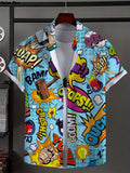 Graffiti Art Button-Up Shirt