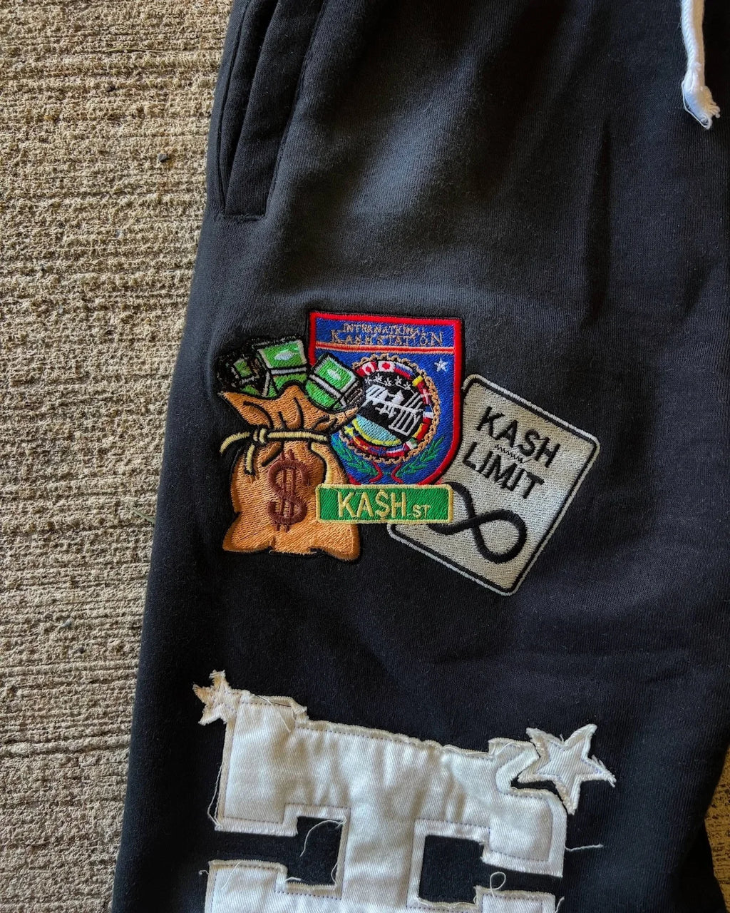 Y2K Letter Patch Sweatpants