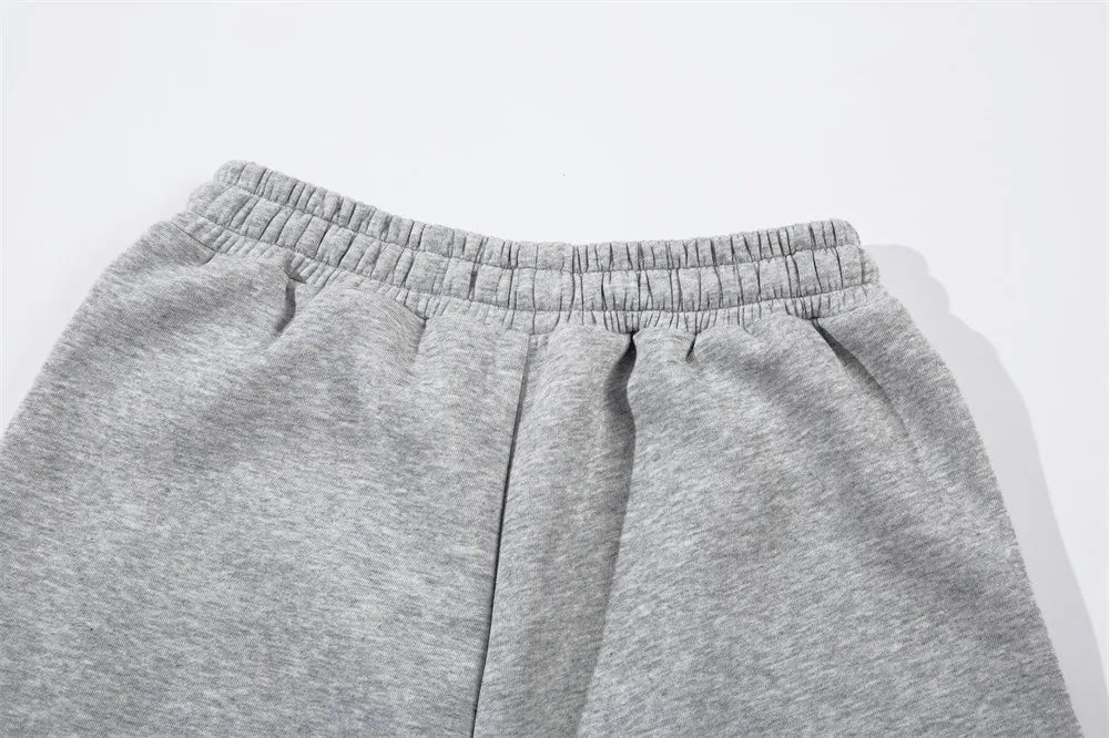 Pleated Wide Leg Sweatpants