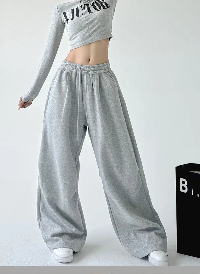 Women's High-Waist Wide Leg Sweatpants