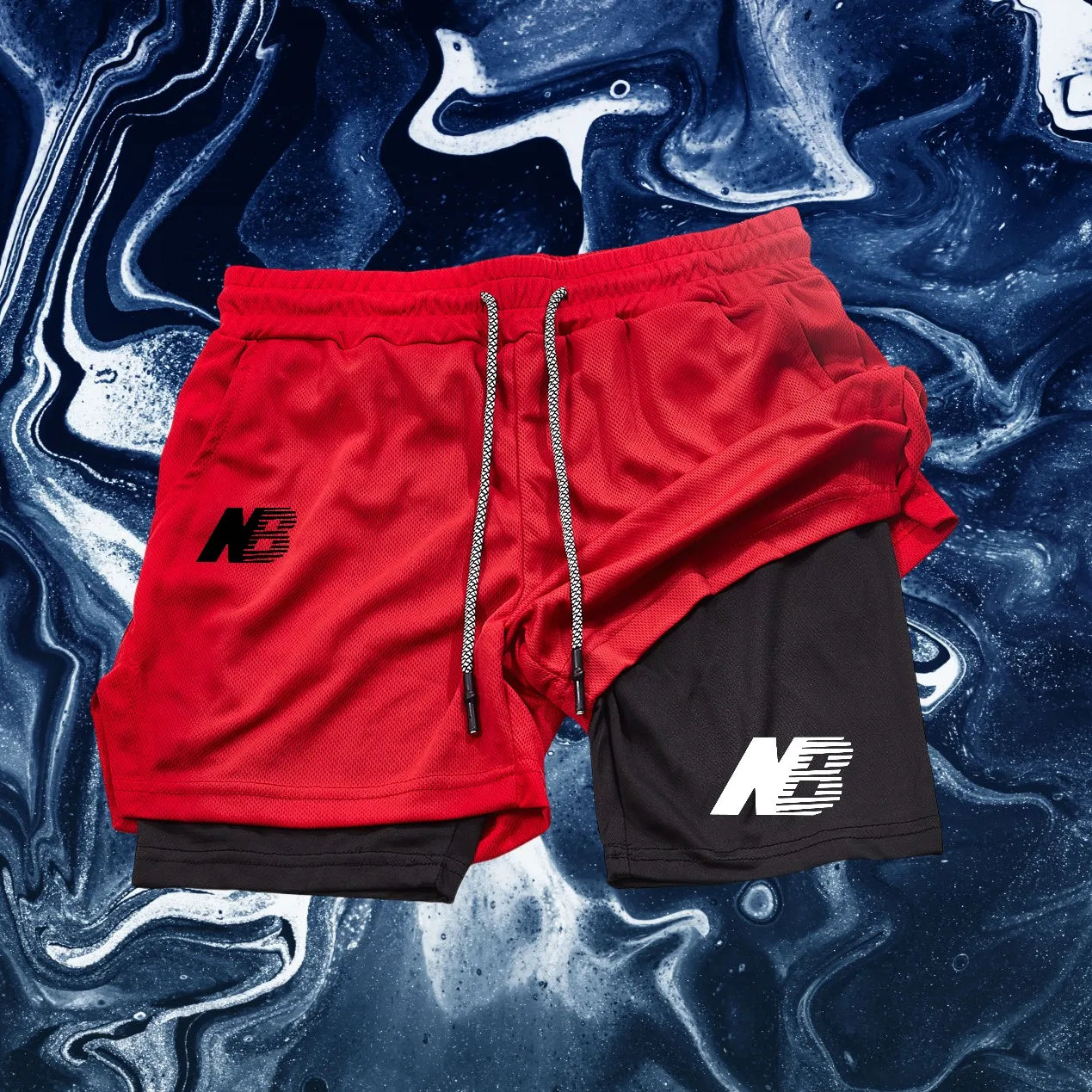 Double-Layer Sport Shorts
