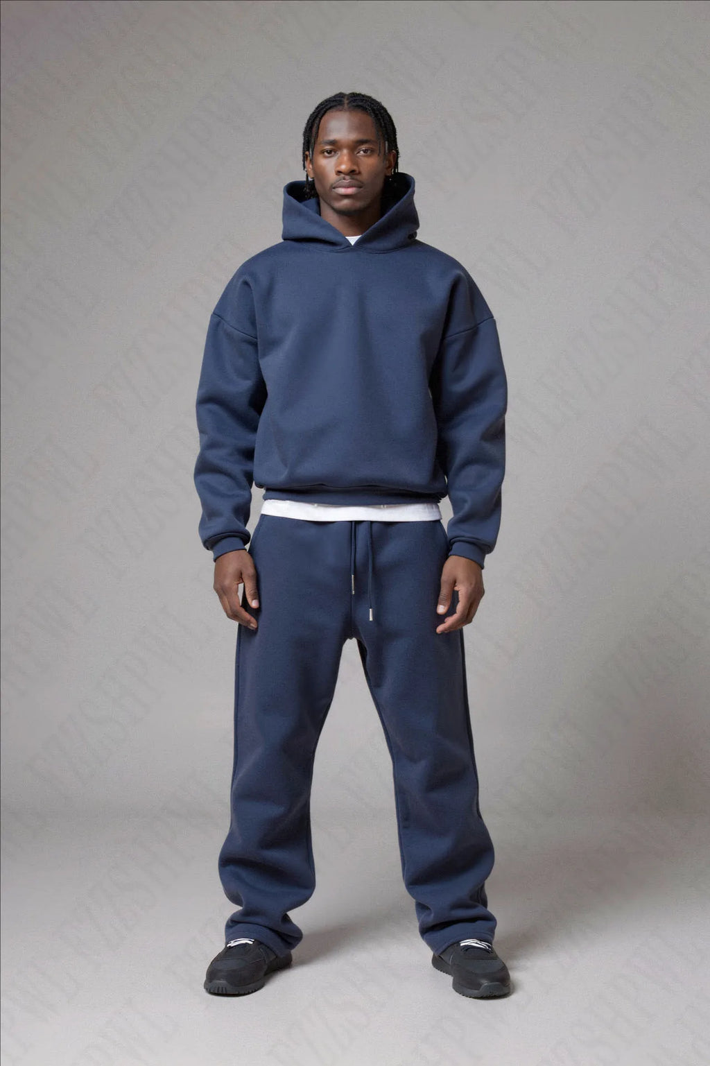Hooded Sweatshirt & Pants Set