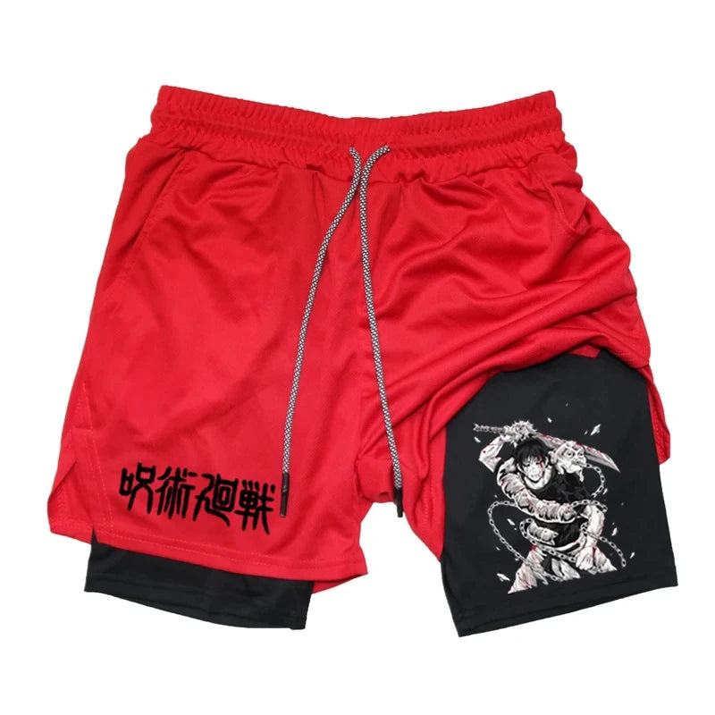 Toji Anime 2-in-1 Shorts
