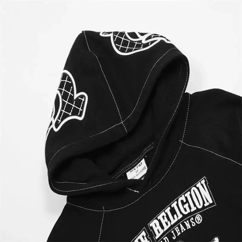 Embroidered Oversized Hoodie