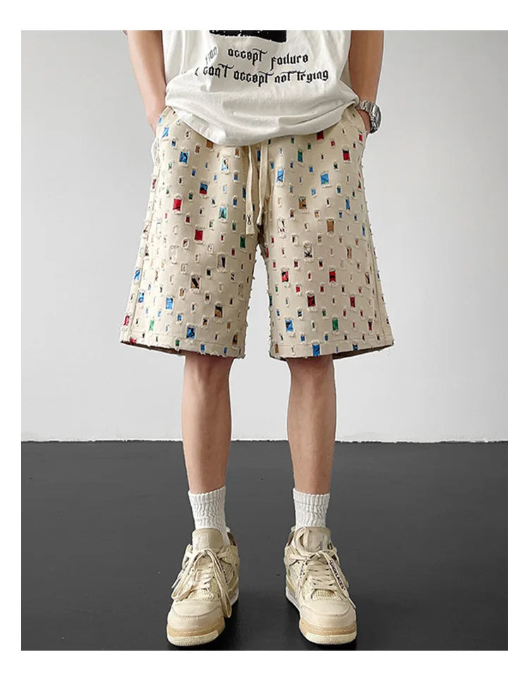 Ripped Casual Shorts